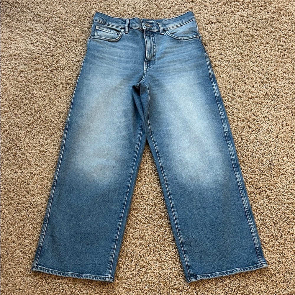 J. Crew wide leg ankle jeans